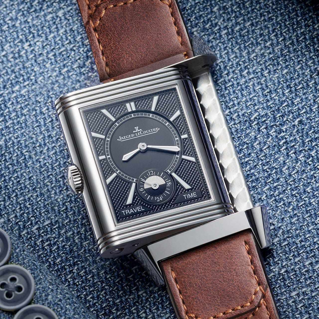 Jaeger LeCoultre Watch Reverso Classic Large Duoface